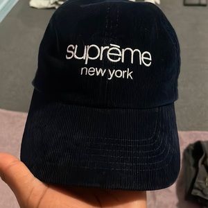 Velvet dark blue supreme Gore-Tex hat